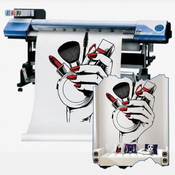 Vinilo Impreso EcoSolvente MasterFlex 100 µm Base Blanca GLOSY x ML de 107 cm