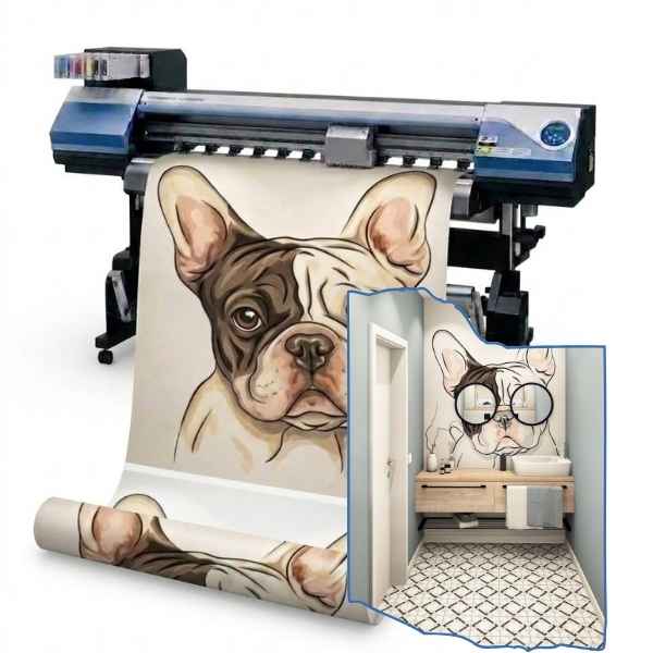 [VIMFECOBGM107] Vinilo Impreso EcoSolvente MasterFlex 100 µm Base Gris MATE x ML de 107 cm