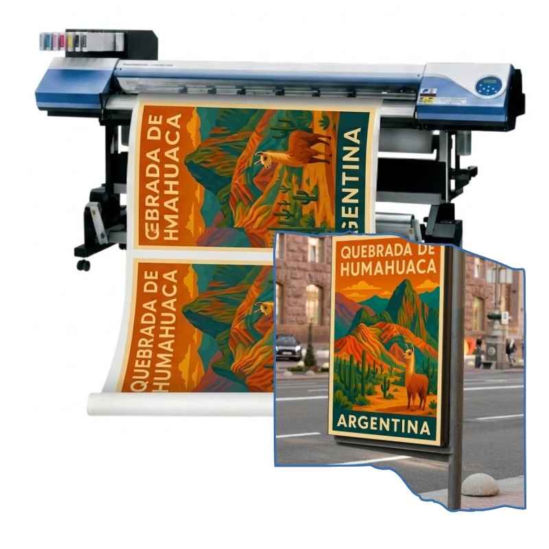 [VIo3164ECOBBG152] Vinilo Impreso EcoSolvente Oracal 3164 100 µm Base Blanca GLOSY x ML de 152 cm