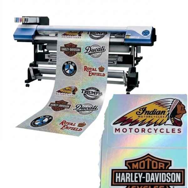 Vinilo Holografico Rainbow Impreso Ecosolvente x ml 61 cm