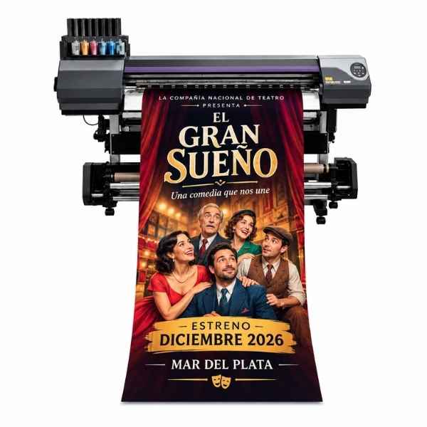 [PiFotoEcoSat127] Papel Fotografico Satinado 190 µm Impreso EcoSolvente x ml 127 cm