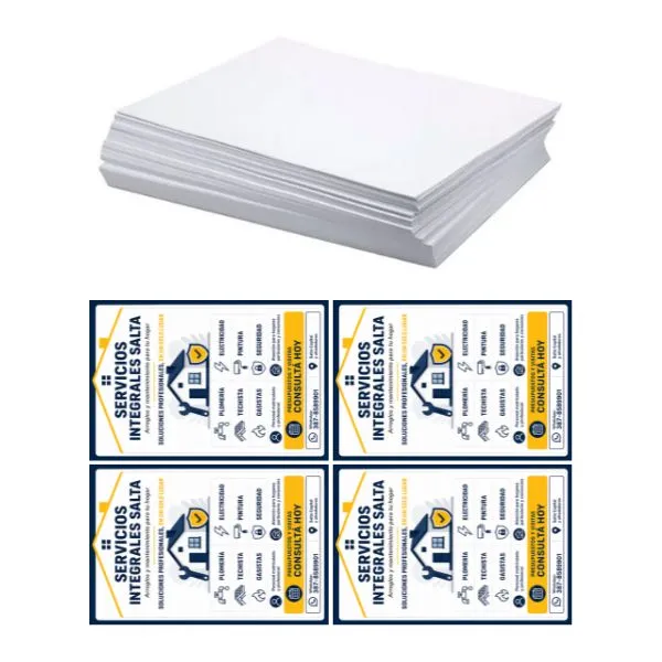 [IL-LAS-A3P-OBR-120-4-0] Impresión Láser Papel Obra A3+ 120 g 4/0
