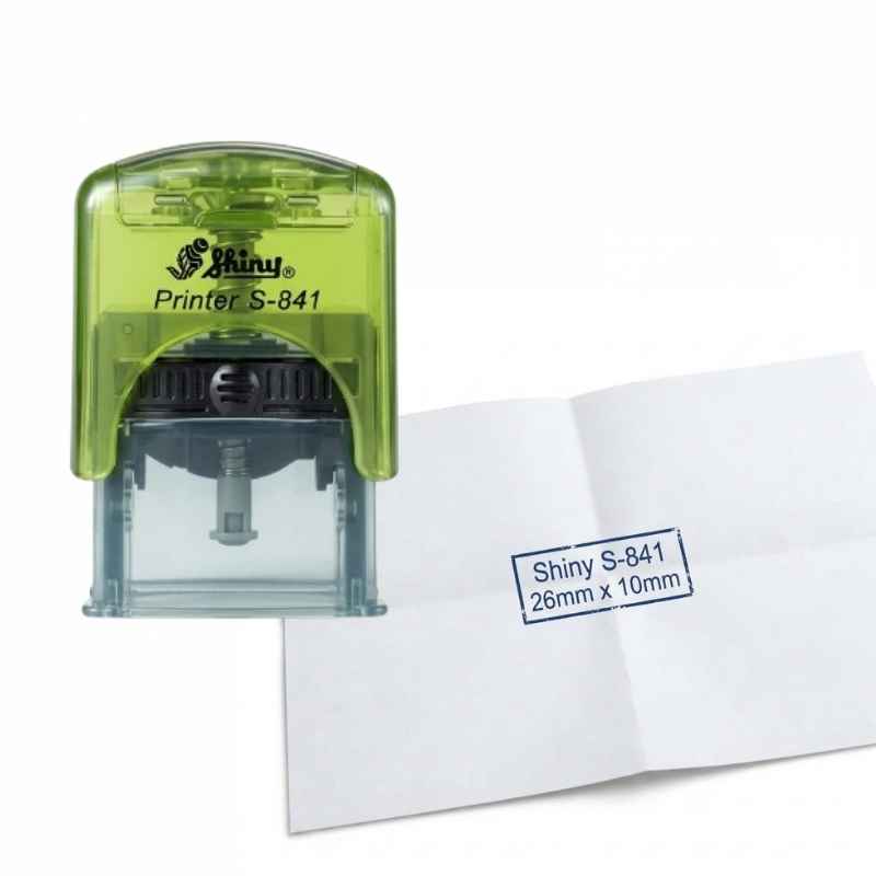 [SellCom31] Sello Completo SHINY S 841 SELLO AUTOMATICO 26X10mm Peridot