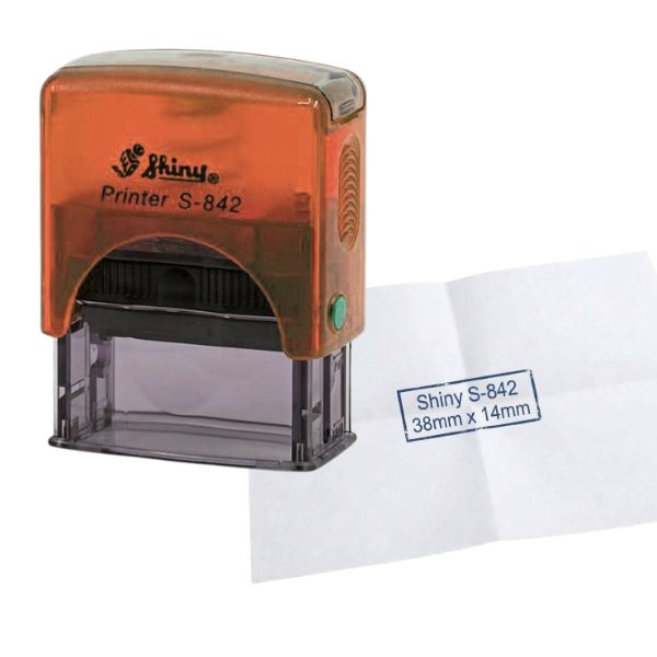 [SellCom37] Sello Completo SHINY S 842 SELLO AUTOMATICO 38x14mm Topaz