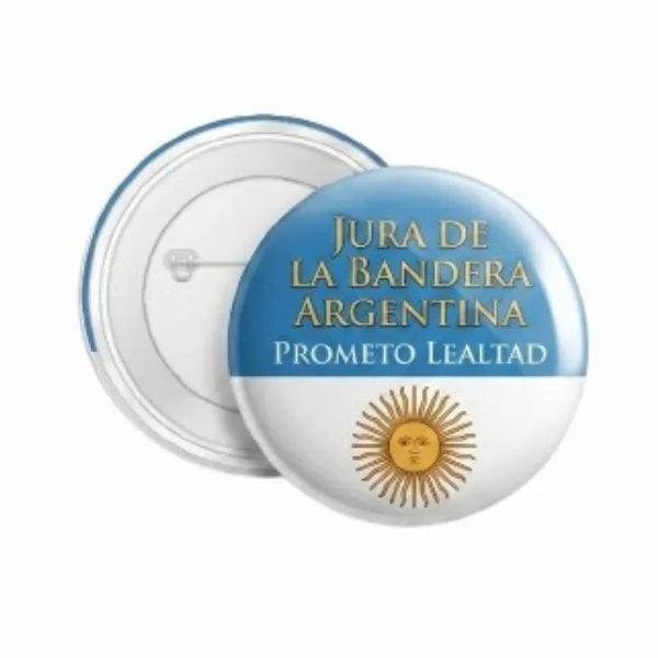 [BotArm02] Boton Pins c/alfiler Armado con Impresion de  32 mm
