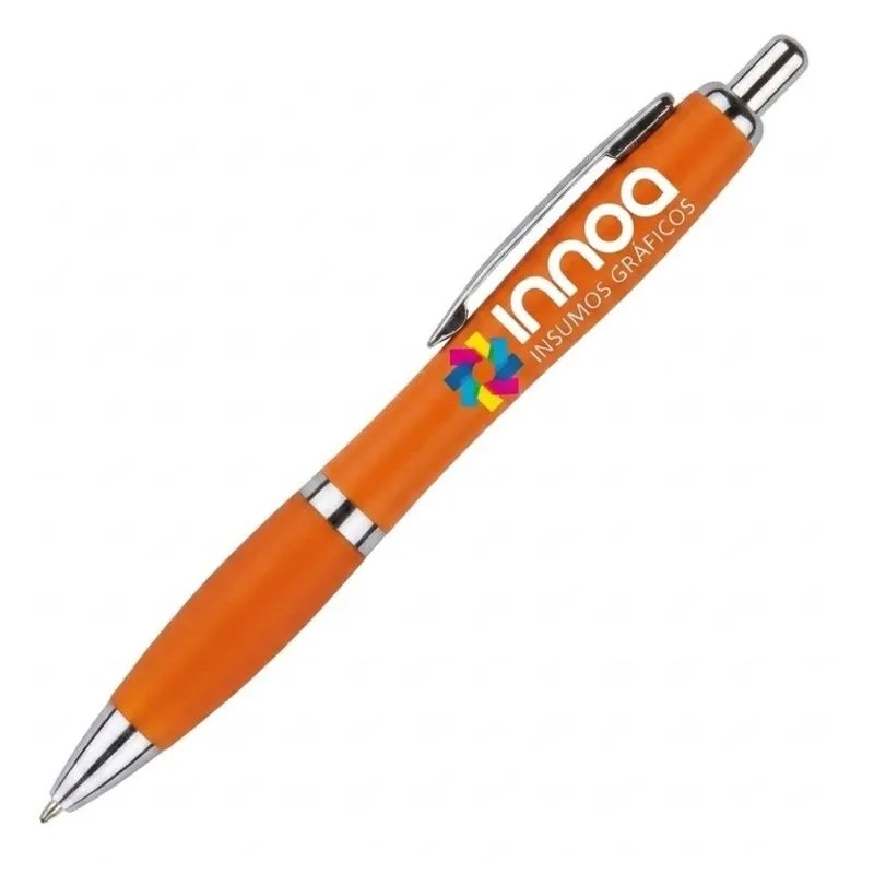 [BolPrint36] Boligrafo Impreso Full Color K750 PLASTICO FULL NARANJA