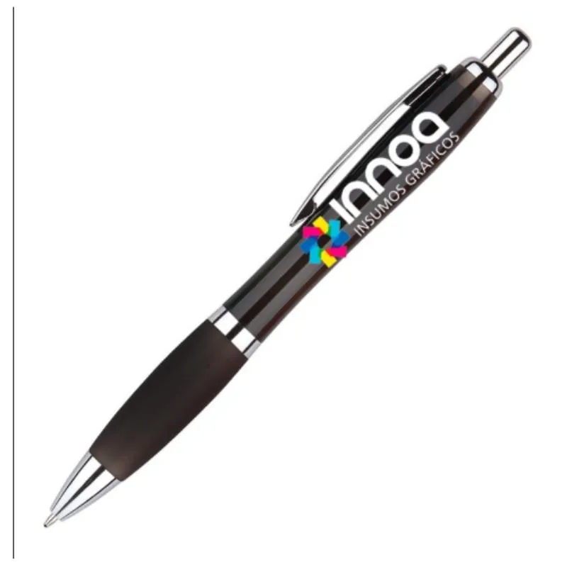 [BolPrint37] Boligrafo Impreso Full Color K750 PLASTICO FULL NEGRO