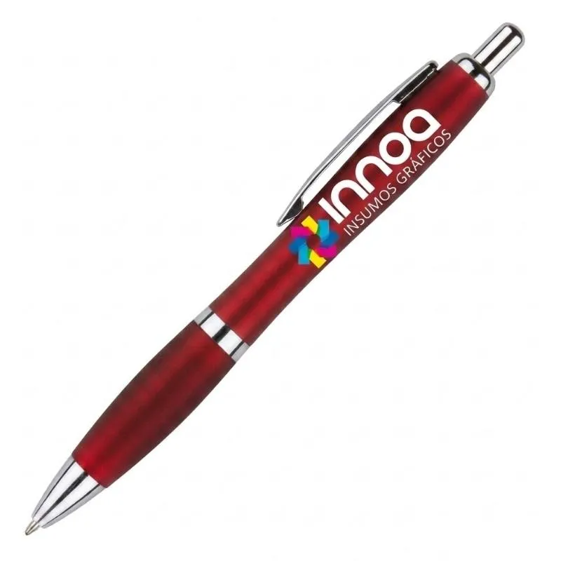 [BolPrint38] Boligrafo Impreso Full Color K750 PLASTICO FULL ROJO