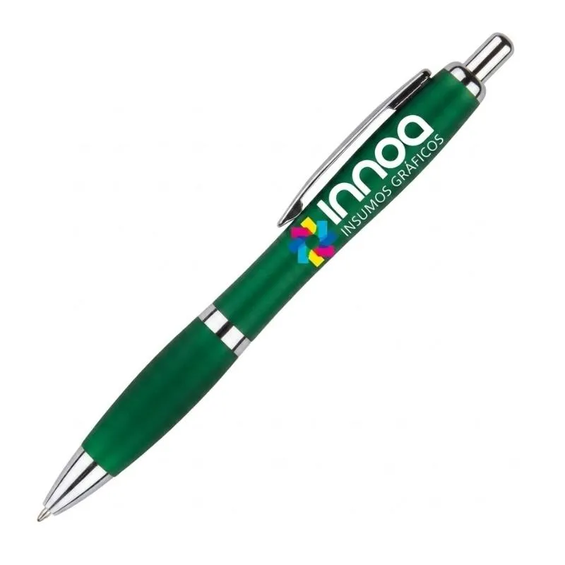 [BolPrint39] Boligrafo Impreso Full Color K750 PLASTICO FULL VERDE