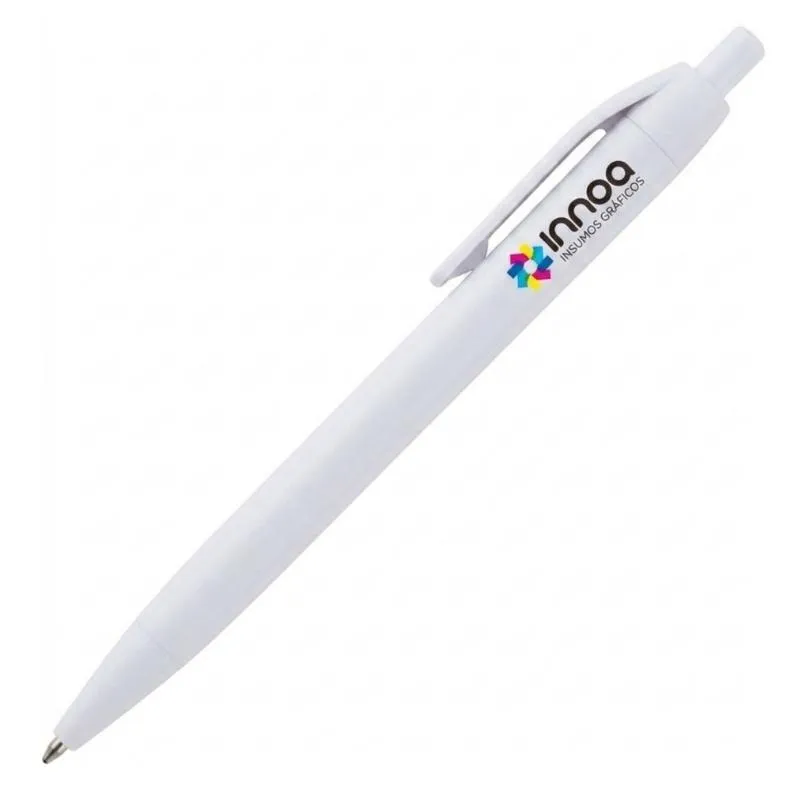 [BolPrint42] Boligrafo Impreso Full Color LOLIPOP BLANCO