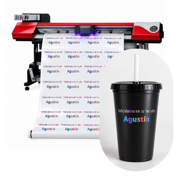 [VIAV3000GLOUV152] Vinilo Impreso UV AVERY 3000 100 µm Transparente GLOSY x ML de 152 cm