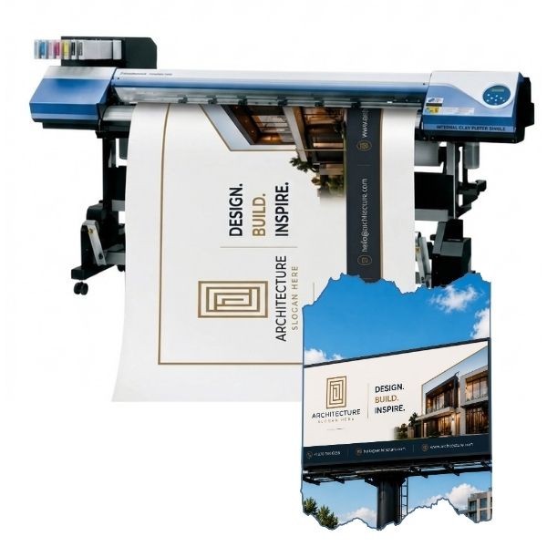 [VIAIECOBGM152] Vinilo Impreso EcoSolvente AIPRINT ALM3201 80 µm Base Gris MATE x ML de 152 cm
