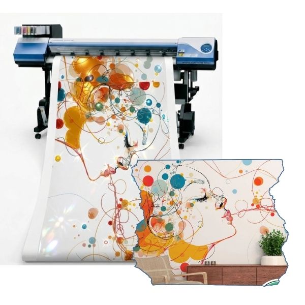 Vinilo Impreso EcoSolvente NAR PREMIUM IVR2060 100 µm Base Blanca GLOSY x ML de 137 cm