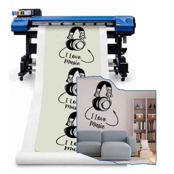 Vinilo Impreso EcoSolvente Llx-Lg 2700 (Cava) 80 µm Base Blanca GLOSY x ML de 137 cm