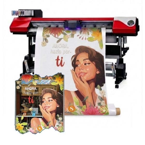 [VIMFUVTG107] Vinilo Impreso UV MasterFlex 100 µm Transparente GLOSY x ML de 107 cm