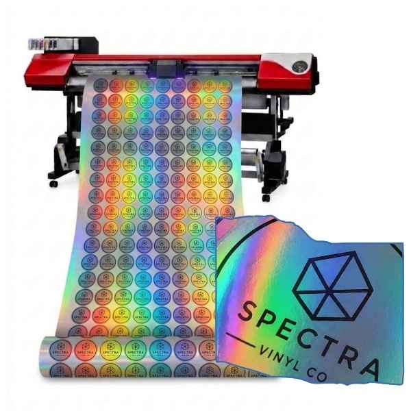[VIHOLOUV127] Vinilo Impreso UV Holográfico AIPRINT 100 µm x ML de 127 cm