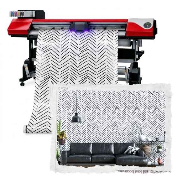 [VBBJGUV127] Vinilo Impreso UV JASPE 80 µm Base Blanca GLOSY x ML de 127 cm
