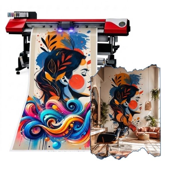 [VBGJGUV127] Vinilo Impreso UV JASPE 80 µm Base Gris GLOSY x ML de 127 cm