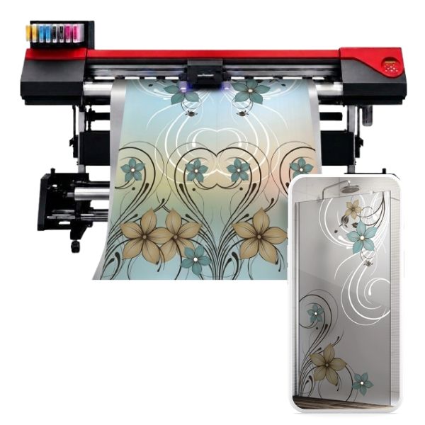 [VIjaspUV152] Vinilo Esmerilado JASPE Impreso UV x  ML 152 cm